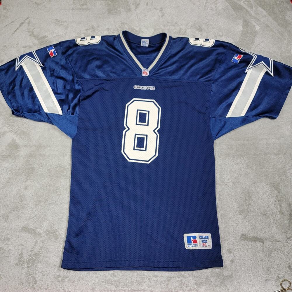 VTG Authentic NFL Russell Athletic Proline Troy Aikman Dallas Cowboys Jersey 44